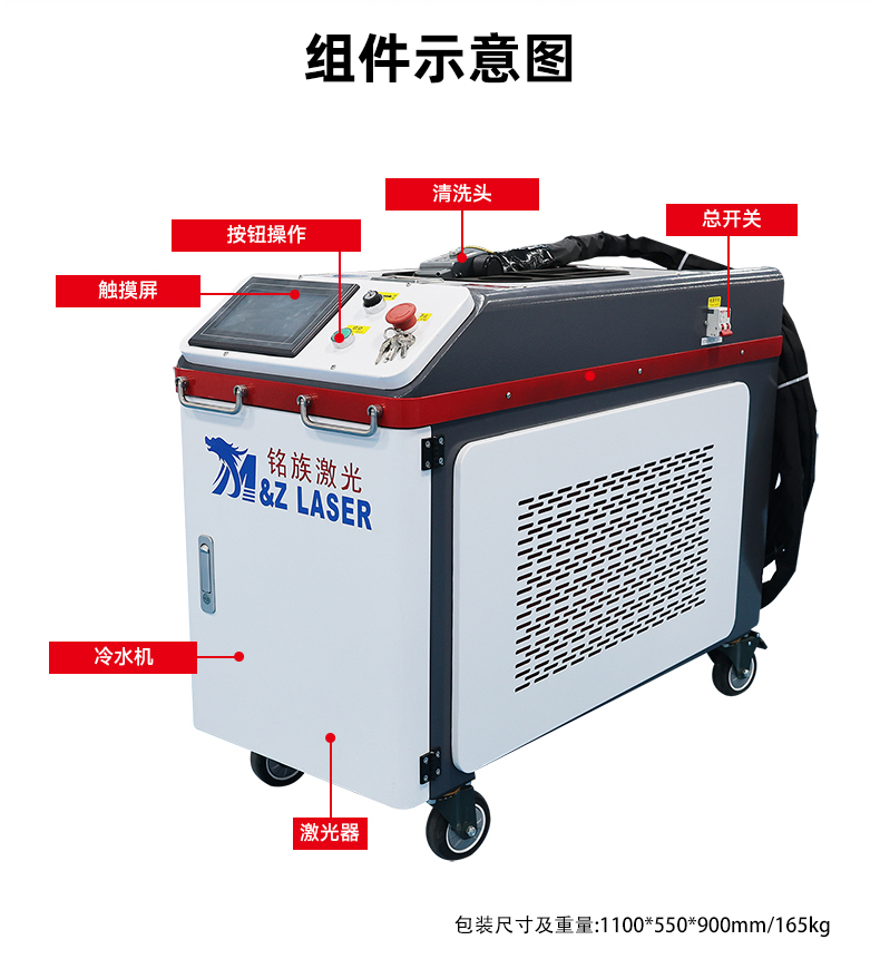 1000W脉冲激光清洗机(图5) 1000W脉冲激光清洗机(图5)